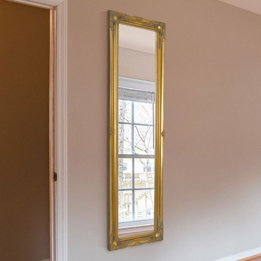 Carrington Vintage Gold Antique Design Full Length Mirror 167 x 45 CM
