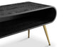 Auckland TV Stand Black & Brass JF720