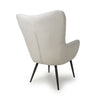 Hawksmoor Bordeaux Textured Chenille Effect White Armchair