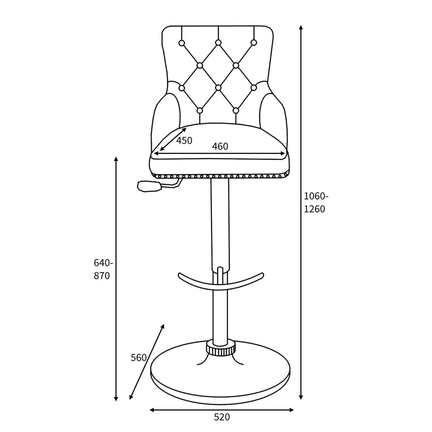 Hawksmoor Grey Brushed Velvet Bar Stool
