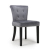 Hawksmoor Sandringham Brushed Velvet Grey Accent Chair (Pair)