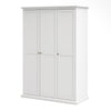 Axton Westchester Wardrobe with 3 Doors In White