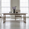 Mayfield Yukon Mindi Ash Wood Extending Rectangle Dining Table