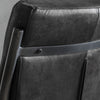 Mayfield Chipman Leather Office / Dining Chair Black Metal Legs