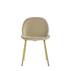 Mayfield Forestburg Velvet Dining Chair Gold Legs