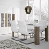 Axton Bronxdale 160 cm Dining Table + 6 Milan High Back Chair Dark Brown