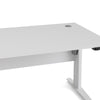 Axton Trinity Desk 150 cm In White With Height Adjustable Legs With Electric Control In White