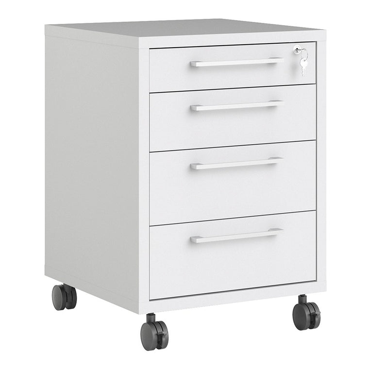 Axton Trinity Mobile cabinet in White