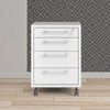 Axton Trinity Mobile cabinet in White