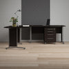 Axton Trinity Mobile Cabinet In Black Woodgrain