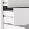 Axton Trinity Bookcase 5 Shelves with 2 Drawers and 2 Doors in White