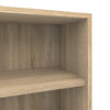 Axton Trinity Bookcase 5 Shelves with 2 Drawers and 2 Doors in Oak