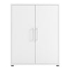 Axton Trinity Bookcase 2 Shelves with 2 Doors in White