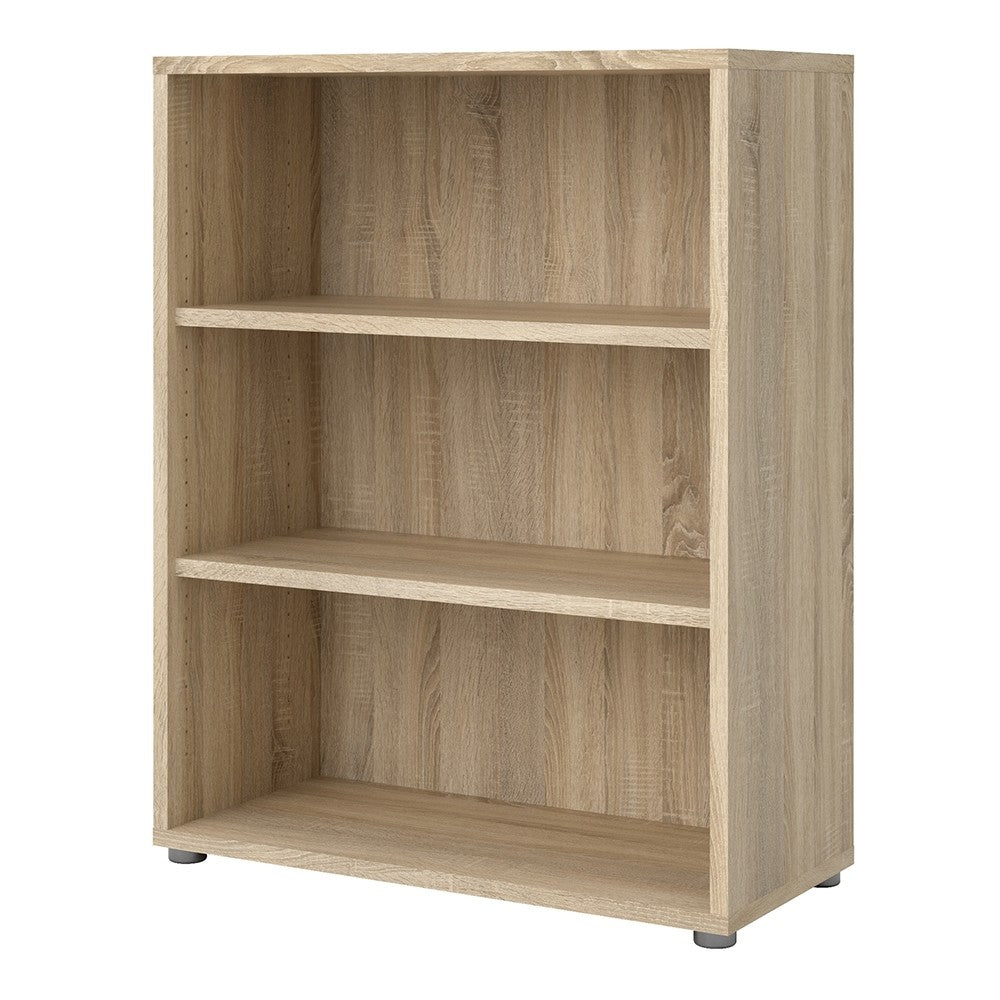 Axton Trinity Bookcase 2 Shelves In Oak