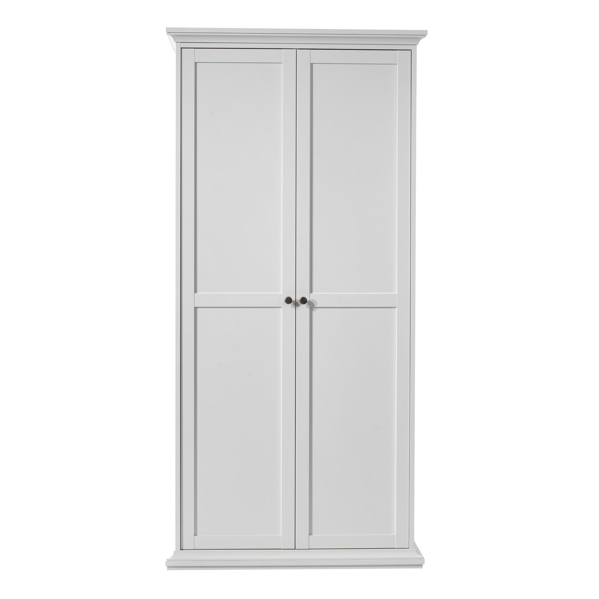 Axton Westchester Wardrobe with 2 Doors in White