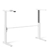 Axton Trinity Desk 150 cm In White With Height Adjustable Legs With Electric Control In White