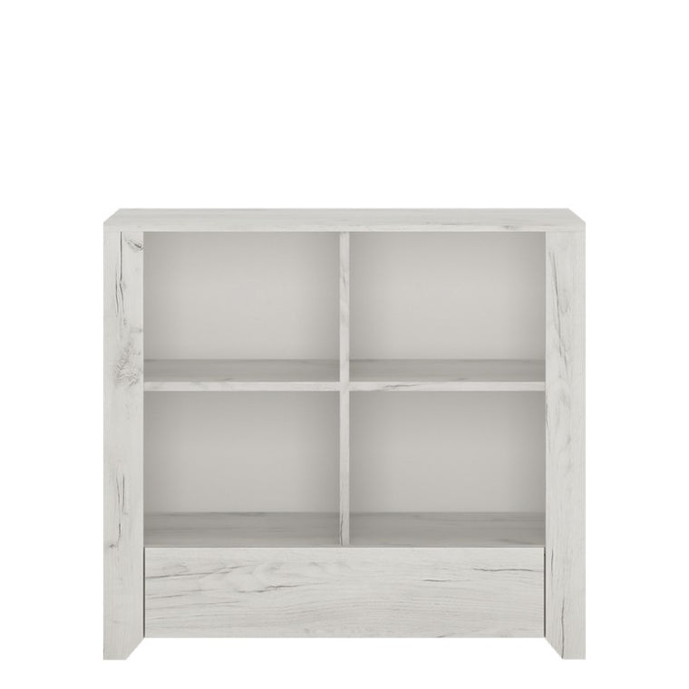 Axton Baychester 1 Drawer Low Bookcase