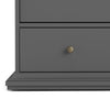 Axton Westchester Wardrobe with 2 Doors 1 Drawer 2 Shelves In Matt Grey