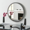 Yearn Contemporary Classic Circle Dark Grey Mirror