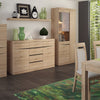 Axton Eastchester Living 2 Door 3+3 Drawer Sideboard in Oak