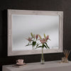 Yearn Baroque / Swept Florence Matt White Mirror