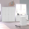 Axton Westchester Wardrobe with 4 Doors In White