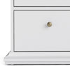 Axton Westchester Chest of 4 Drawers In White and Oak