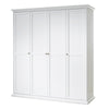 Axton Westchester Wardrobe with 4 Doors In White