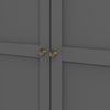 Axton Westchester Wardrobe With 3 Doors in Matt Grey