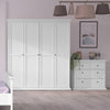 Axton Westchester Chest of 4 Drawers In White