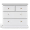 Axton Westchester Chest of 4 Drawers In White