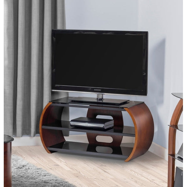 Jual Furnishings Florence Walnut 3 Tier TV Stand