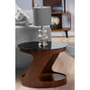 Jual Furnishings San Marino Walnut Oval Lamp Table