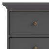 Axton Westchester  Chest of 6 Drawers In Matt Grey