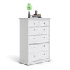 Axton Westchester Chest of 6 Drawers In White