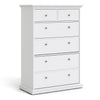 Axton Westchester Chest of 6 Drawers In White