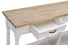 Bodiam Rochester 2 Drawer Console Table with Shelf Antique White