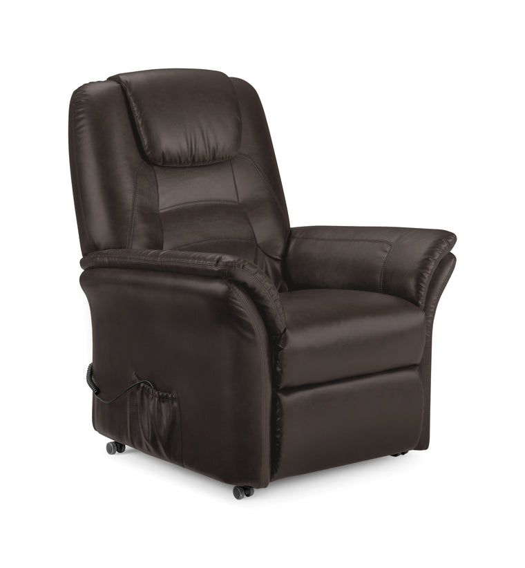 Julian Bowen Riva Rise & Recline Chair Brown