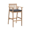 Winslow Acacia Outdoor Bar Table Set with 4 Chairs