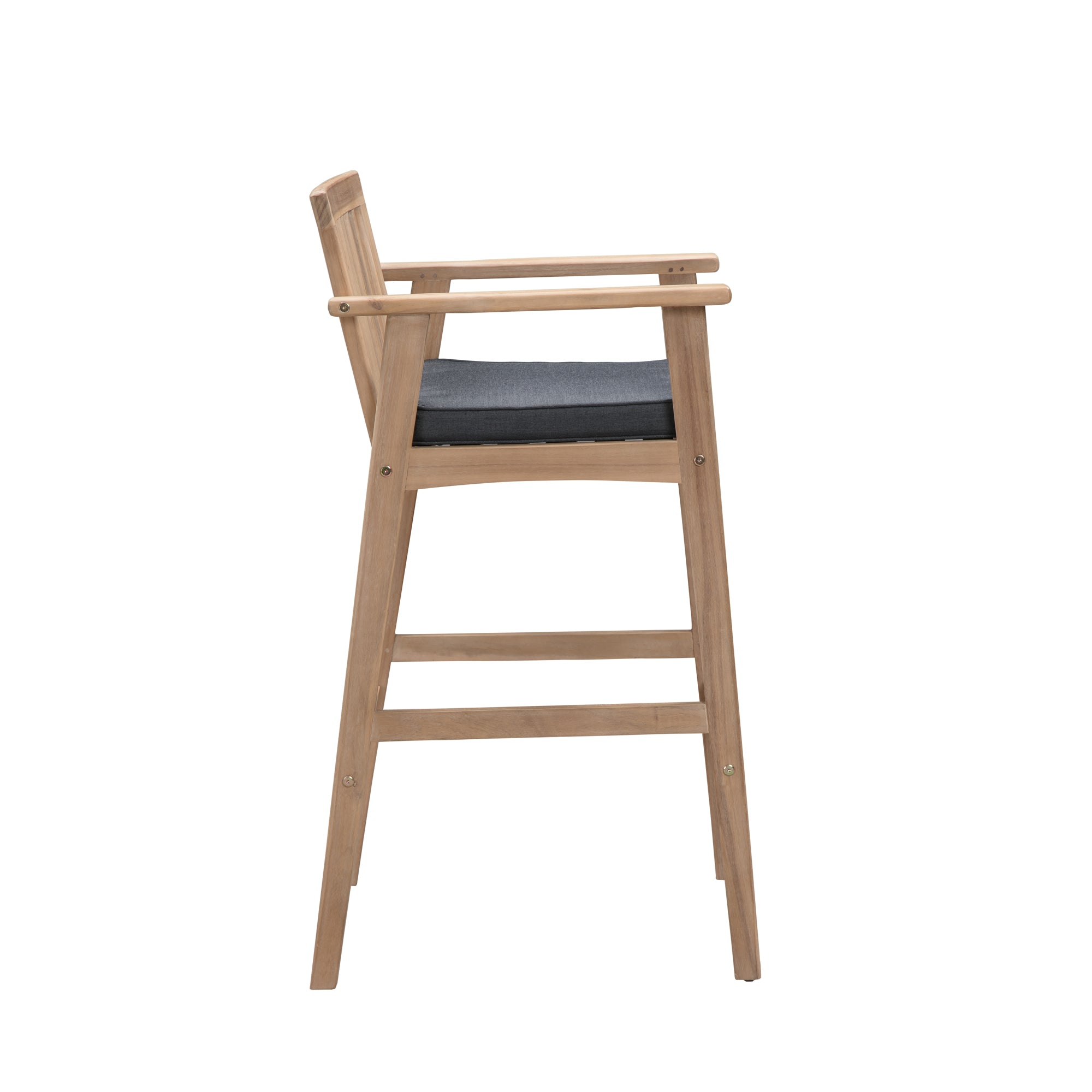 Winslow Acacia Outdoor Bar Table Set with 4 Chairs