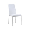 Axton Eastchester Extending Dining Table in Oak + 6 Milan High Back Chair White