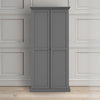 Axton Westchester Wardrobe with 2 Doors in Matt Grey