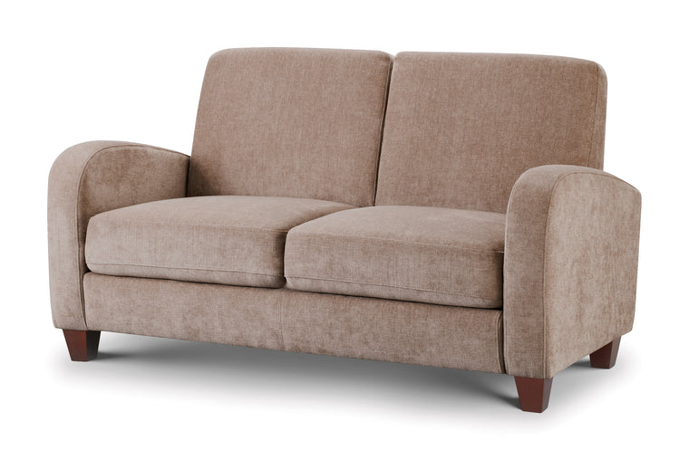 Julian Bowen Vivo 2 Seater Sofa in Mink Chenille