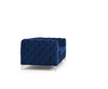 Alegra Blue Plush 2 Seater Sofa