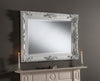 Yearn Baroque / Swept YG137 Matt White Mirror