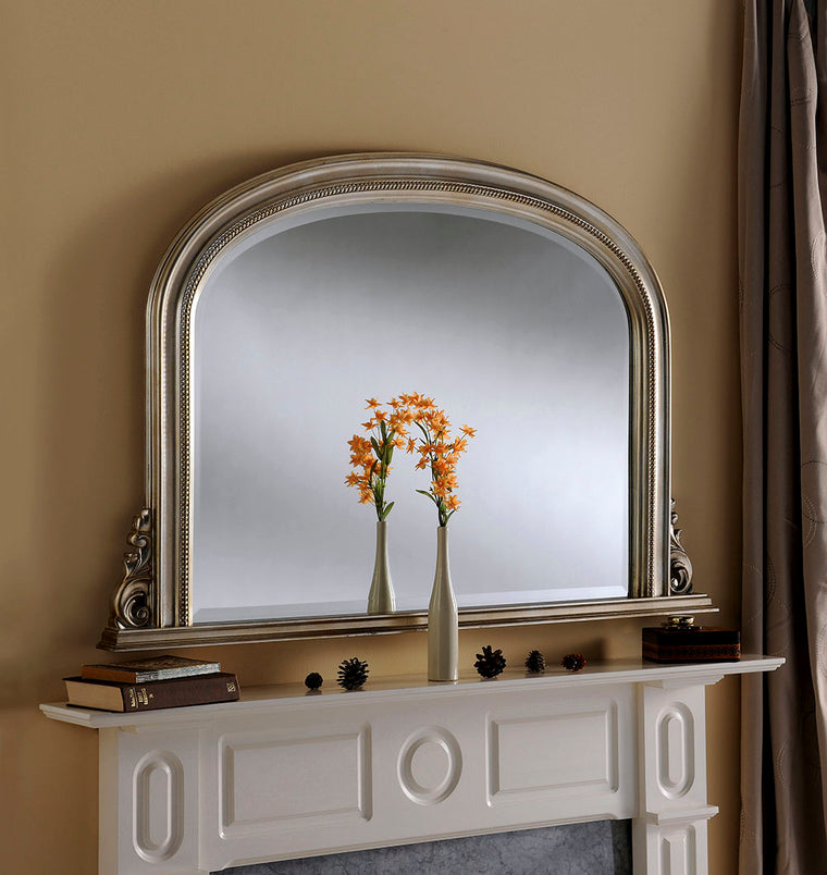 Yearn Over Mantles YG314 Silver Leaf Mirror