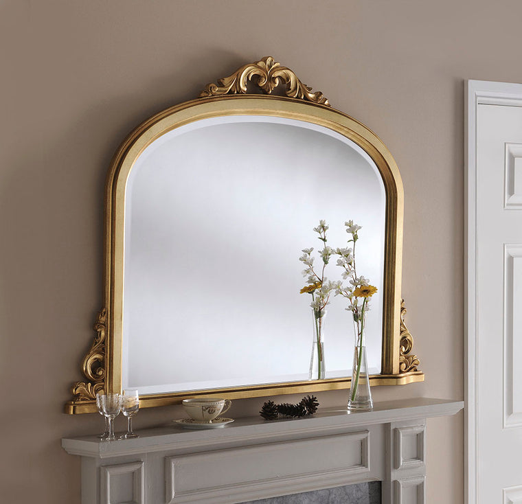 Yearn Over Mantles YG99 Gold Leaf Mirror