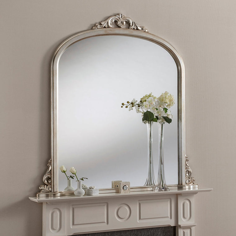 Yearn Over Mantles YG99 Silver Leaf Mirror