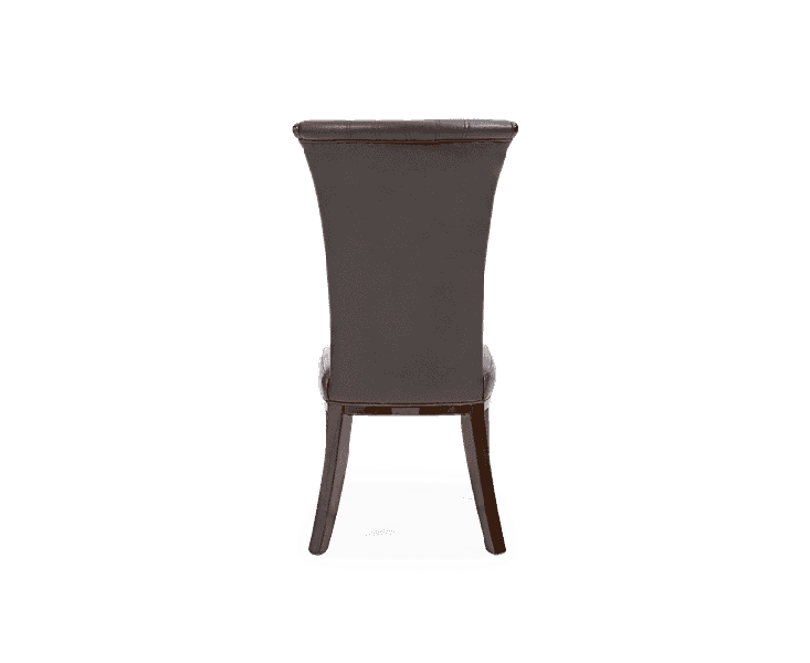 Almeria Brown Leather Dining Chair (Pairs)
