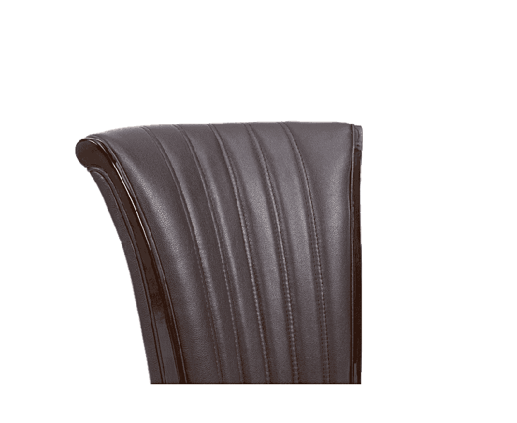 Almeria Brown Leather Dining Chair (Pairs)